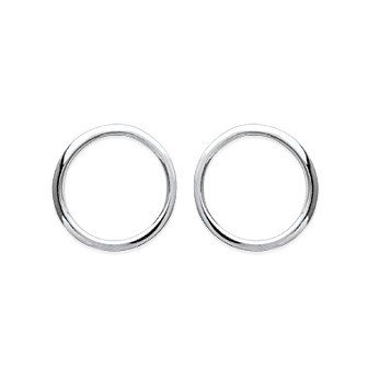 Boucles d'oreilles argent rhodiée 925/000 75JK100