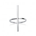 Bague argent 925/000 rhodiée