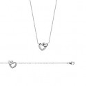 Collier argent 925/000 rhodiée 