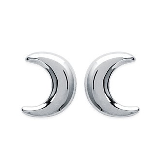 Boucles d'oreilles argent rhodiée 925/000