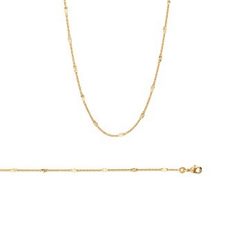 Bracelet plaqué-or 750/000 3 microns