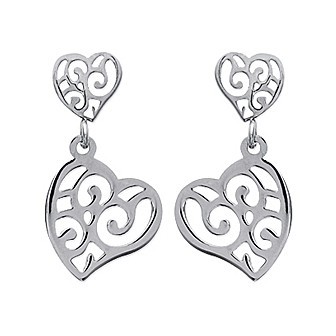 Boucles d'oreilles femme en acier 316 L