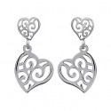 Boucles d'oreilles femme en acier 316 L