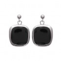 Boucles d'oreilles femme en acier 316 L email