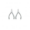 Boucles d'oreilles argent rhodiée 925/000