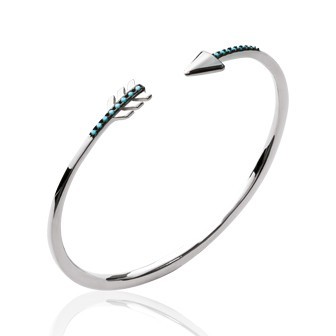 Jonc argent 925/000 rhodiée