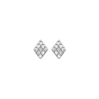 Boucles d'oreilles argent rhodiée 925/000 oz