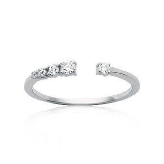 Bague argent 925/000 rhodiée oz BCDDBBA