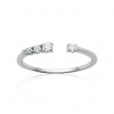 Bague argent 925/000 rhodiée oz