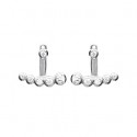 Lobes d'oreilles argent rhodiée oz 925/000