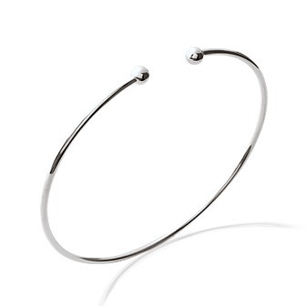 Jonc argent 925/000 rhodiée 7213JK56