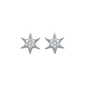 Boucles d'oreilles argent rhodiée 925/000 oz 15FG110
