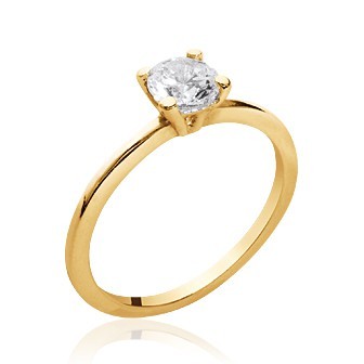 Bague plaqué-or 750/000 5 microns oz CCDBIBAF