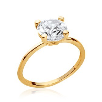 Bague plaqué-or 750/000 5 microns oz CCDBIBAI