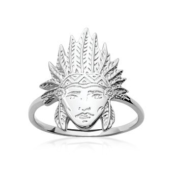 Bague argent 925/000 rhodiée