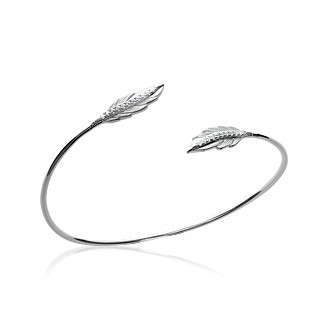 Jonc argent 925/000 rhodiée oz