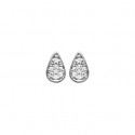 Boucles d'oreilles argent rhodiée 925/000 oz