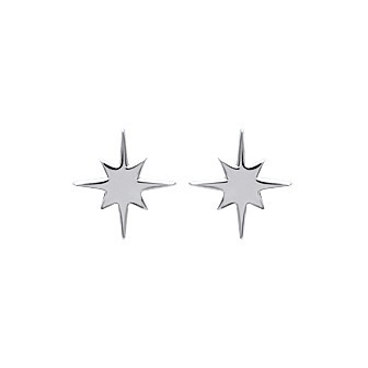 Boucles d'oreilles argent rhodiée 925/000