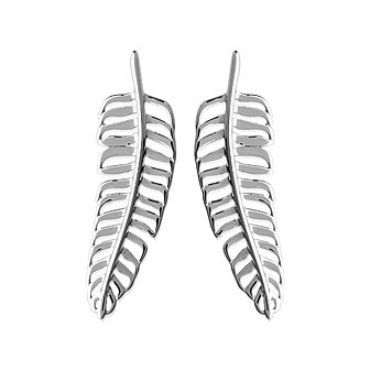 Boucles d'oreilles argent rhodiée 925/000 753FG00