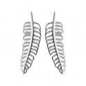 Boucles d'oreilles argent rhodiée 925/000