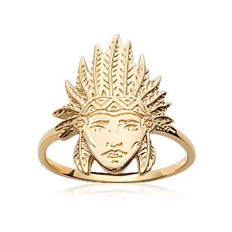 Bague plaqué-or 750/000 3 microns CCDFJAA