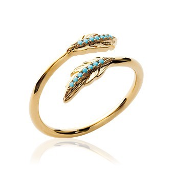 Bague plaqué-or 750/000 5 microns pierre synthétique