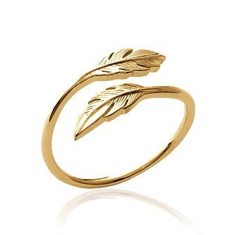 Bague plaqué-or 750/000 3 microns CCDFGAA