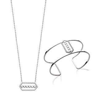 Jonc argent 925/000 rhodiée oz 87FG4358