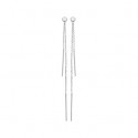 Boucles d'oreilles argent rhodiée 925/000 oz