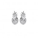 Boucle d'oreilles argent 925/000 rhodiée