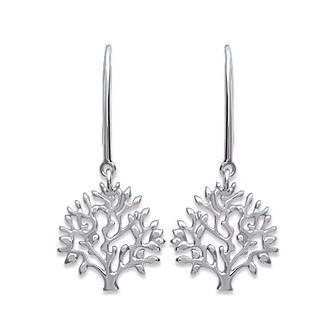 Boucle d'oreilles argent 925/000 rhodiée 
