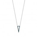 Collier argent 925/000 rhodiée ps