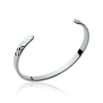 Jonc argent 925/000 rhodiée 7214ZE56