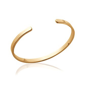 Jonc plaqué-or 750/000 3 microns 9213ZE56