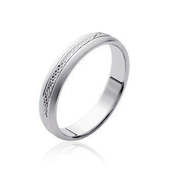 Alliance argent 925/000 rhodié