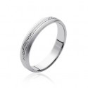 Alliance argent 925/000 rhodié