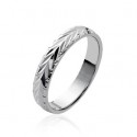 Alliance homme argent 925 rhodié