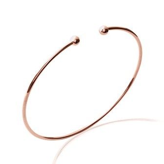 Jonc plaqué-or rose 750/000 3 microns 929DF956