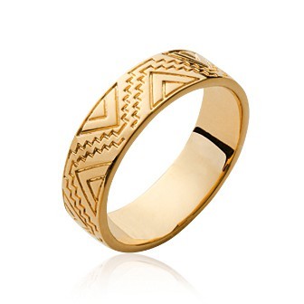 Bague plaqué-or 750/000 3 microns CCDJDAA