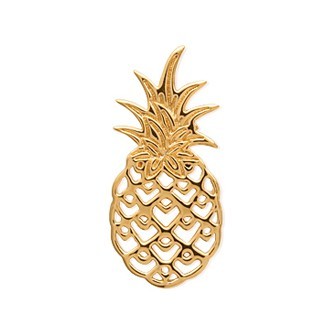 Pendentif plaqué-or 750/000 3 microns