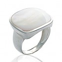 Bague argent 925/000 nacre