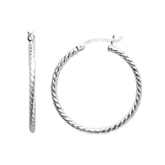 Créoles argent 925 /000 2 MM