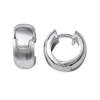 Créole argent 925/000 rhodiée 