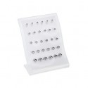 Présentoir boucles d'oreilles argent 925/000 
