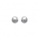 Boucles d'oreilles argent rhodiée 925/000