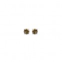 Boucles d'oreilles tige argent cristal