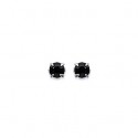 Boucles d'oreilles tige argent cristal