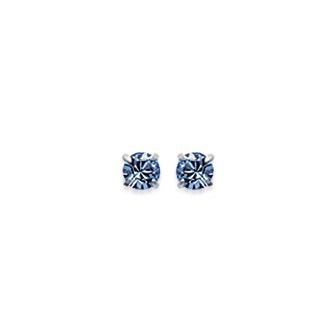 Boucles d'oreilles tige argent cristal 