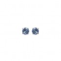 Boucles d'oreilles tige argent cristal 