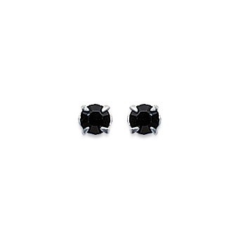 Boucles d'oreilles tige argent cristal 34724DE
